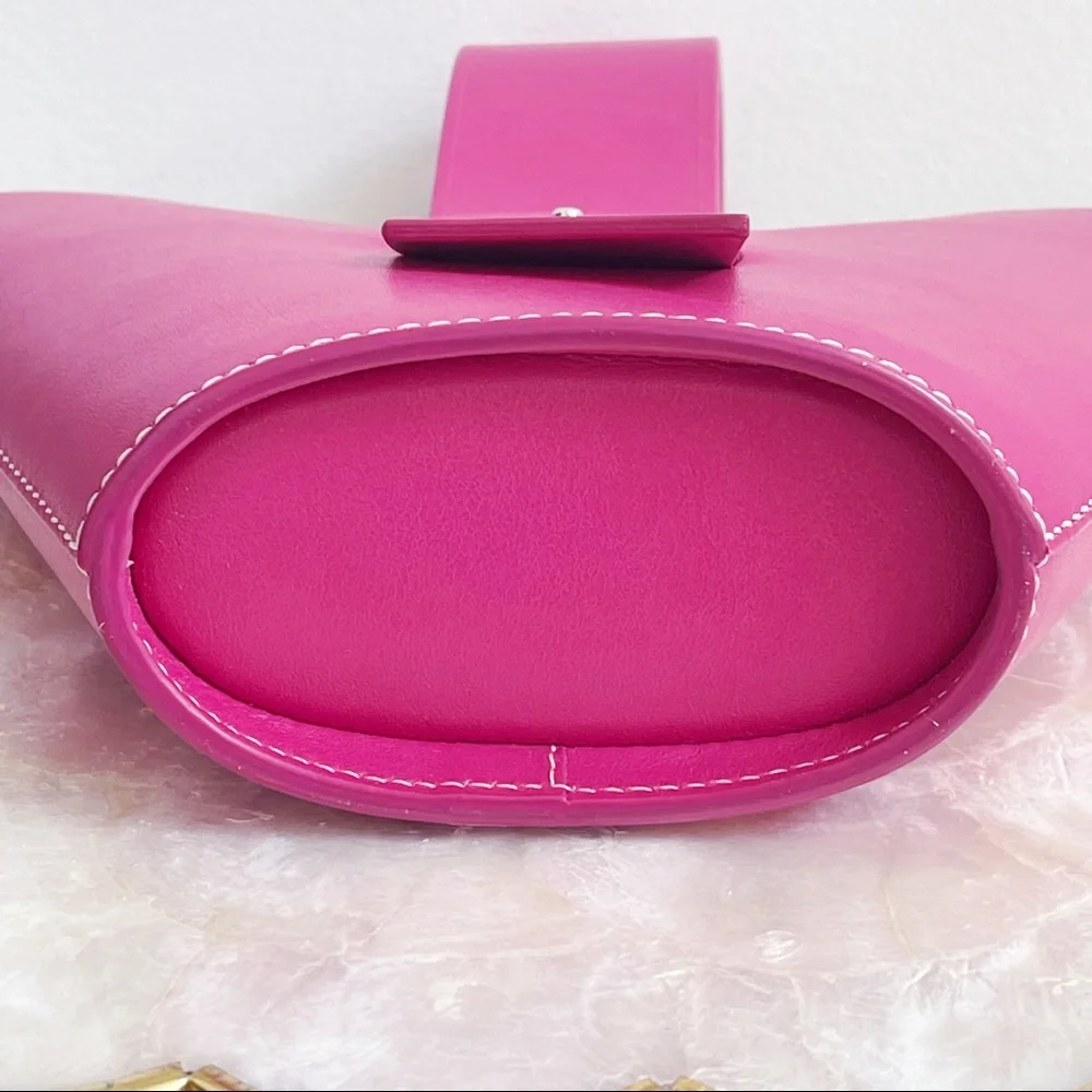 Carolina Santo Domingo Bright Pink Mini Tote Bag - Picture 9 of 14